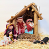 "Karen" Hill Tribe Hand-crafted Nativity Story - 8 piece