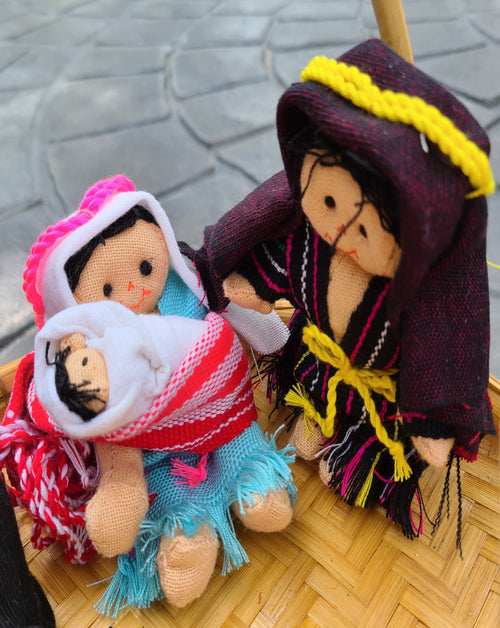"Karen" Hill Tribe Hand-crafted Nativity Story - 8 piece