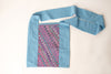 Hand-Woven Hua Loa Shoulder Bag - Sky and Multicolor